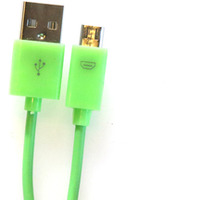 Kabel USB - microUSB OMEGA BAJA 1m 2A zielony (44341)